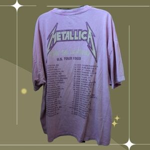 ✨ Daydreamer Metallica Ride The Lightning Shirt In Lilac Bloom Osfm